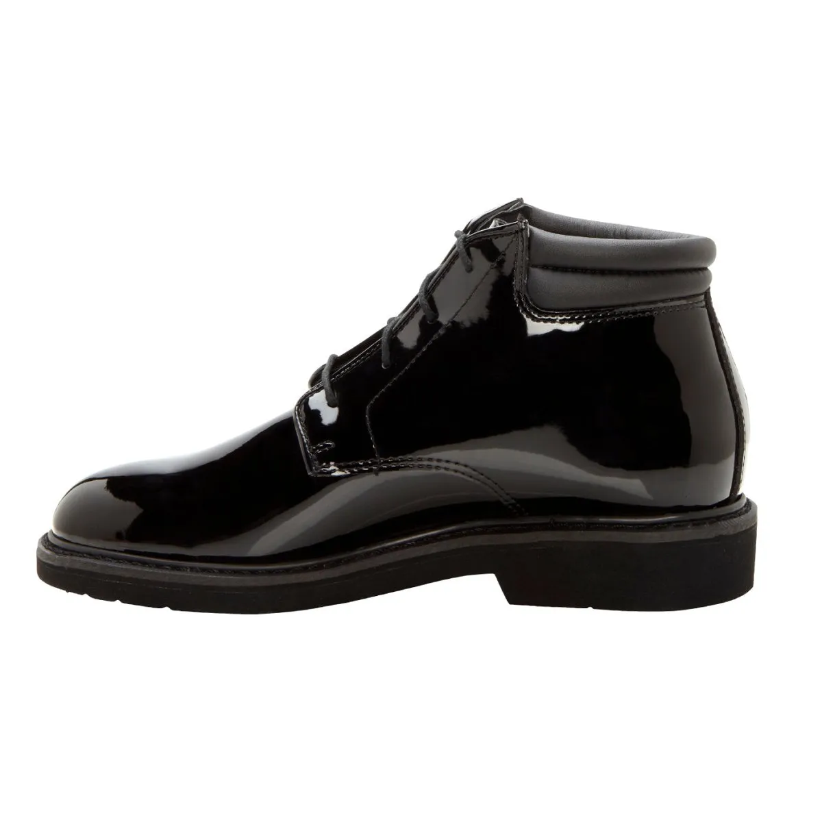 Rocky Professional Dress Men's Leather High Gloss Chukka Boots Fq00500-8 In Black