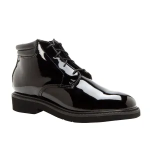 Rocky Professional Dress Men's Leather High Gloss Chukka Boots Fq00500-8 In Black