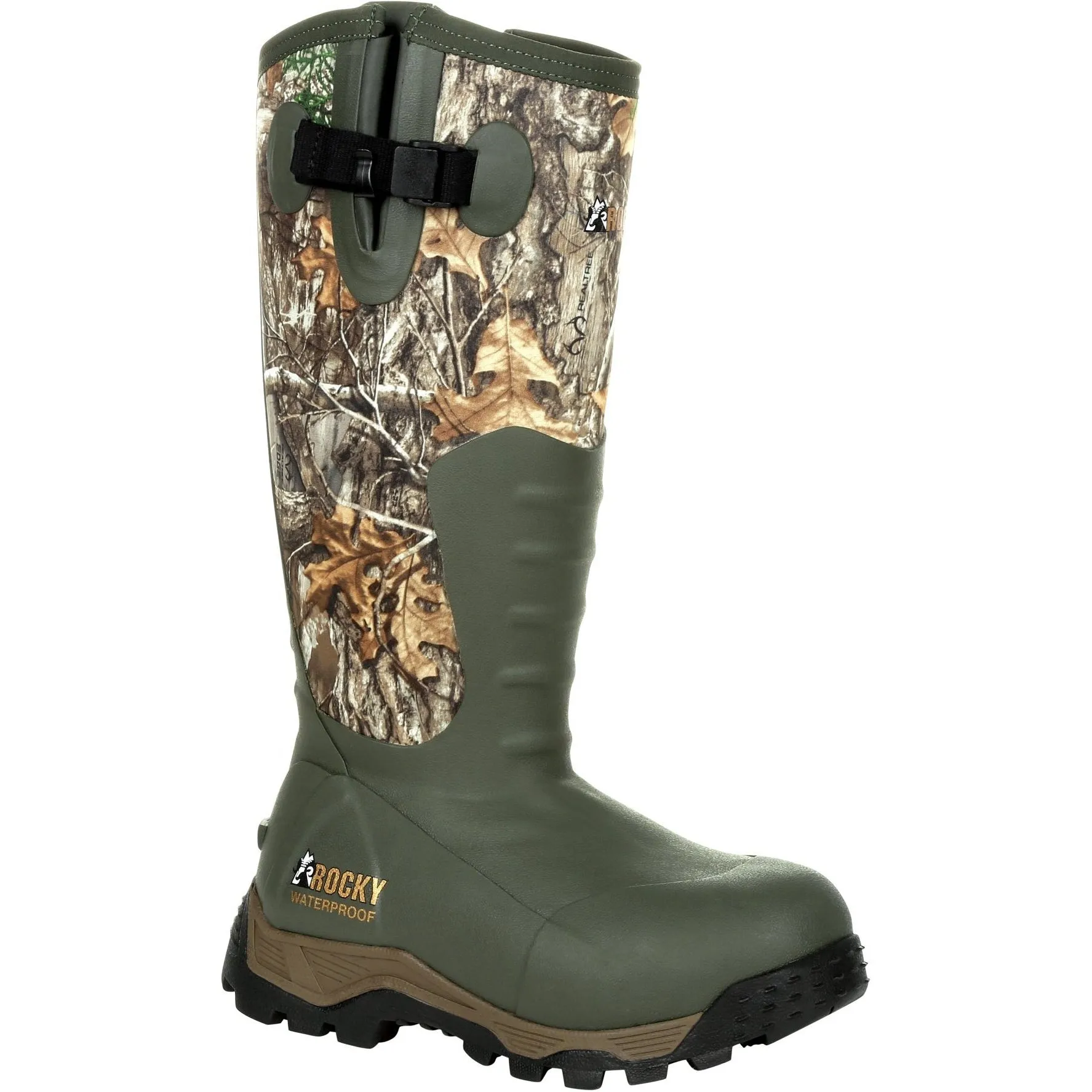 Rocky Women's Sport Pro 16" WP 1200G Ins Side Zip Hunt Boot Realtree RKS0479