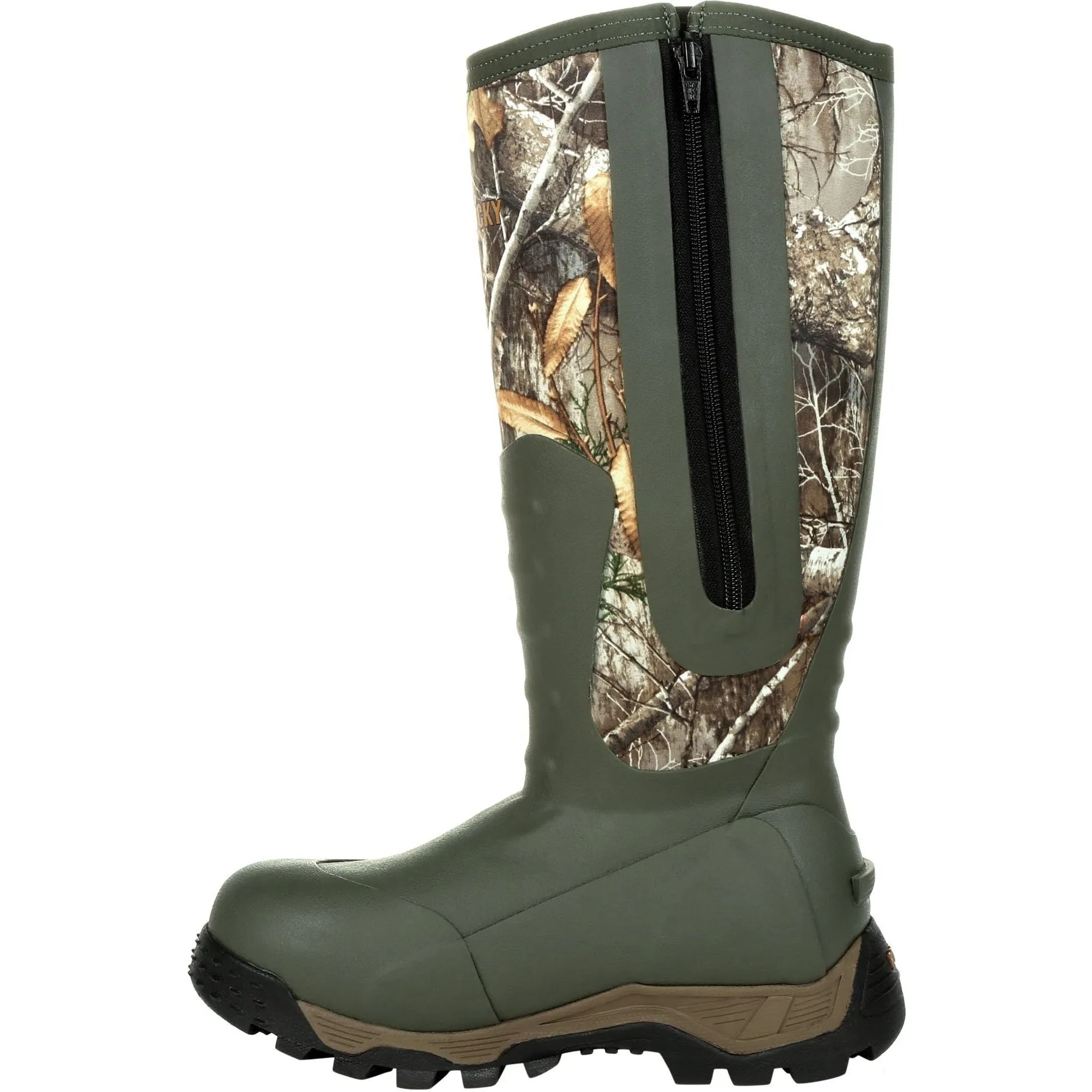 Rocky Women's Sport Pro 16" WP 1200G Ins Side Zip Hunt Boot Realtree RKS0479