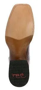 Rod Patrick Perro Loco Cognac Goat Broad Square Toe Boots