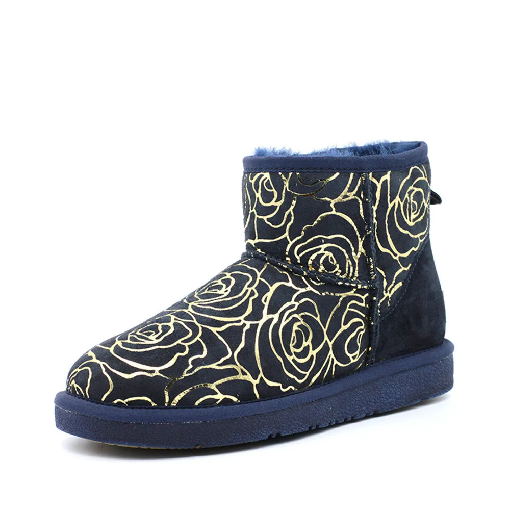 Rosy Short Ugg Boot - Navy