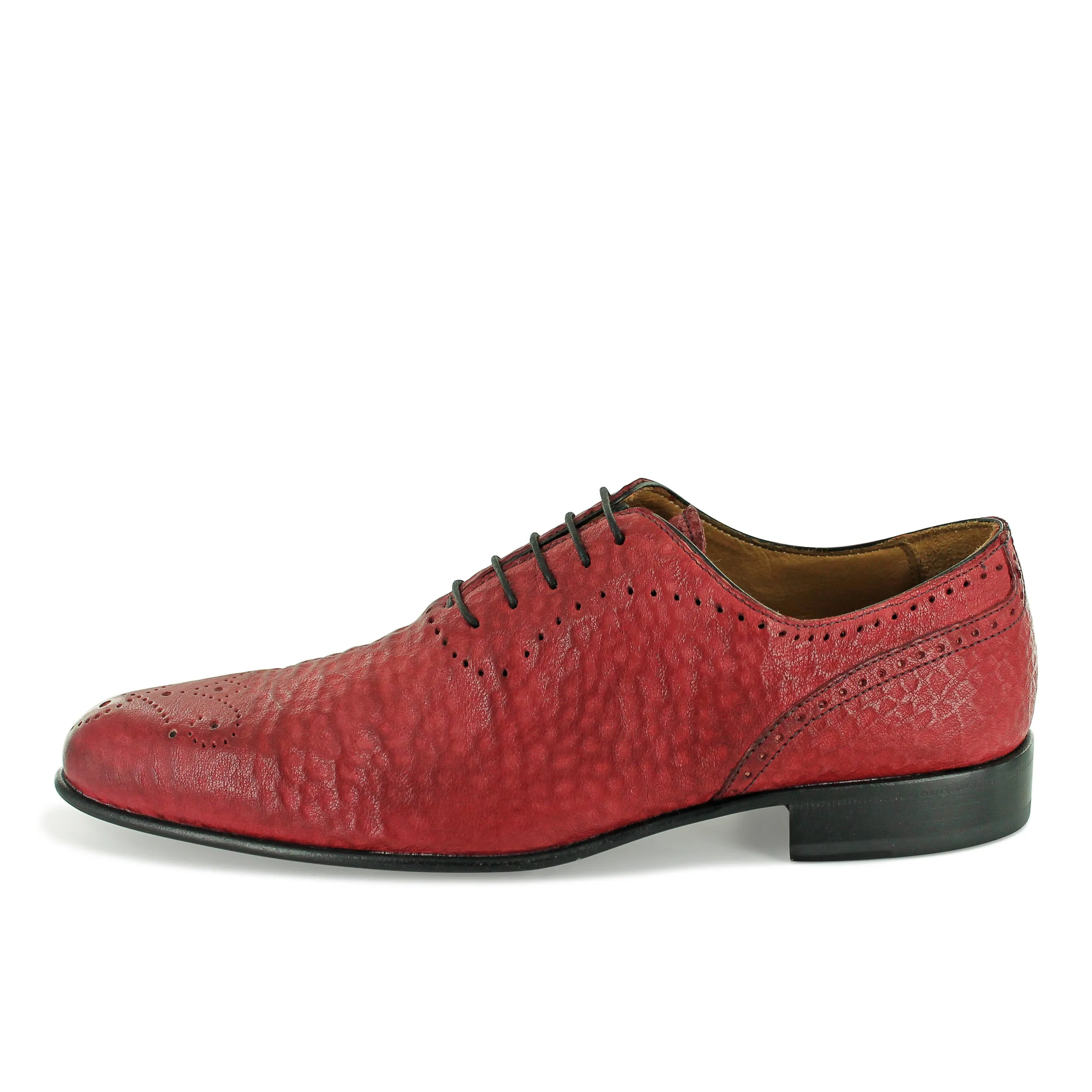 S3532 - Pink Ripple Brogue