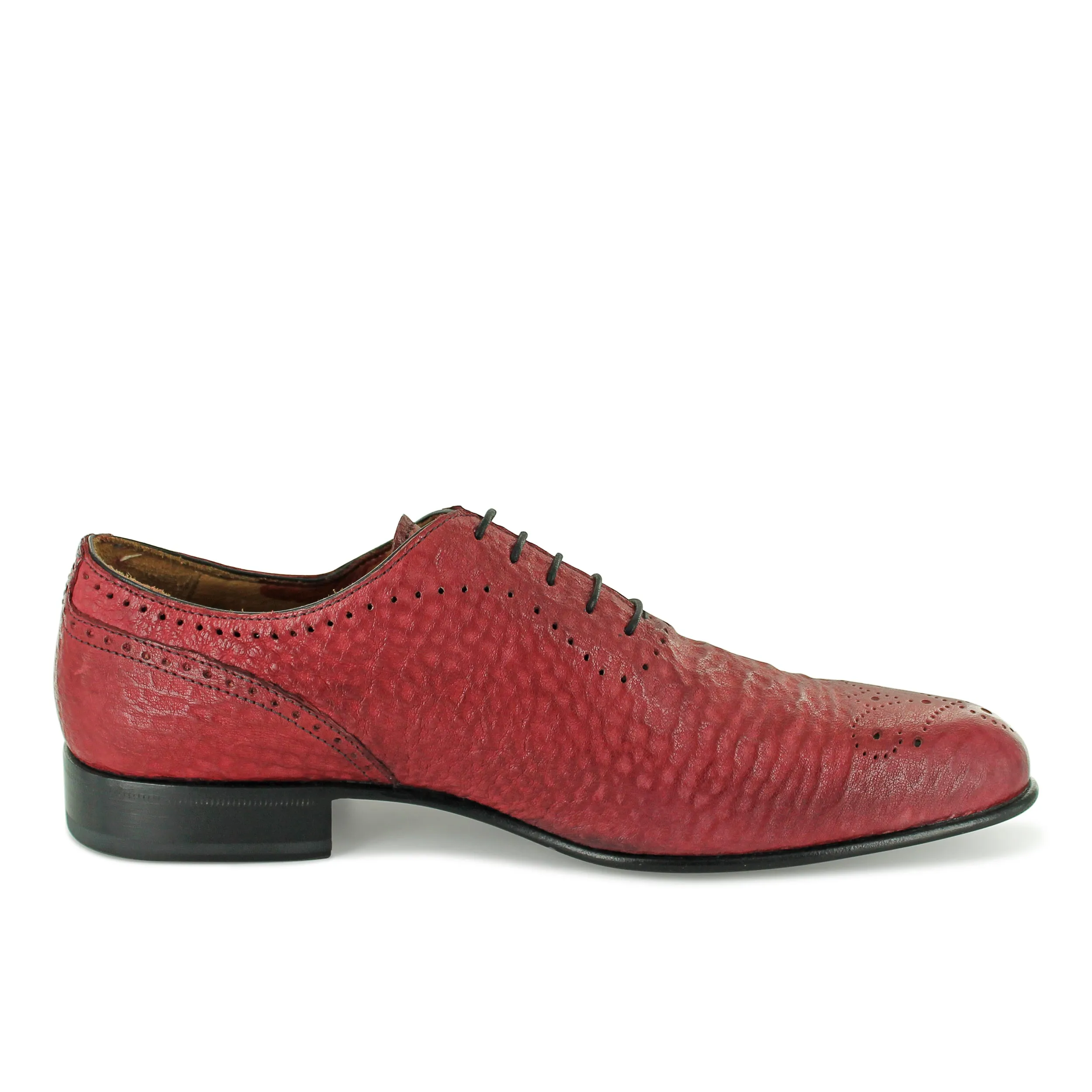 S3532 - Pink Ripple Brogue