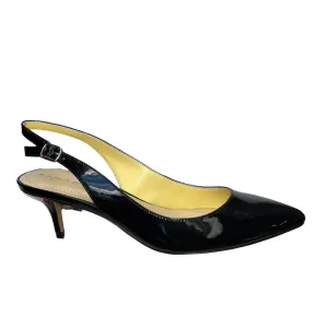 TAHARI Women's  •Rhonda• Black oatemt Sling-back Pump 7.5M