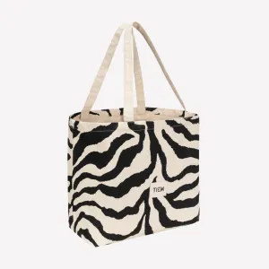 TIEM Tote Bag - Zebra