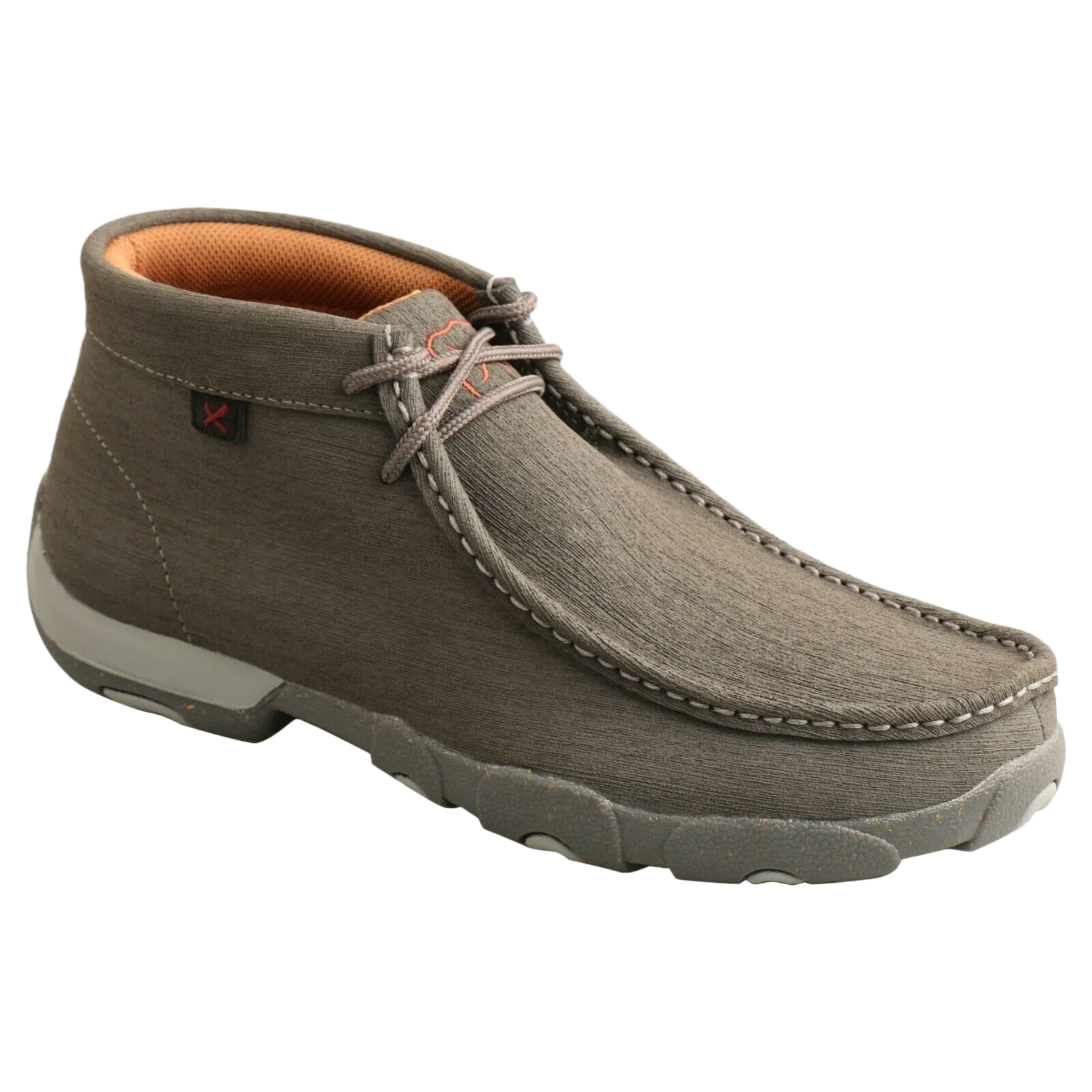 Twisted X Men's Casual Dark Grey Chukka Driving Moc Shoes MDM0086