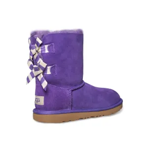 UGG Bailey Bow II Striped Violet Bloom Boots - Kid's