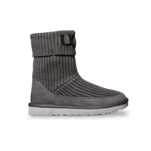 UGG Classic UGG Knit Charcoal Boots - Women's