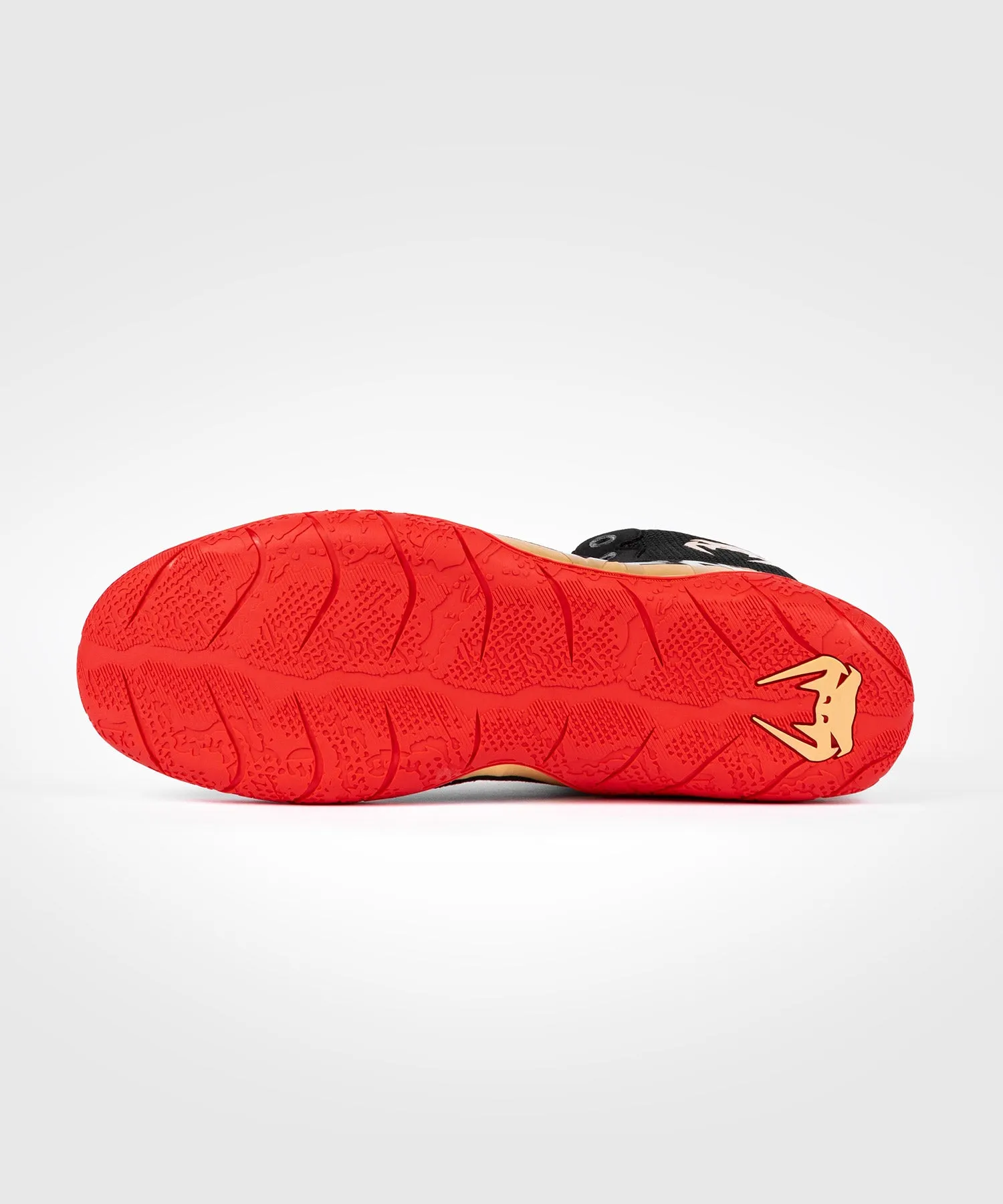 Venum Elite Wrestling Shoes - Black/Gold/Red