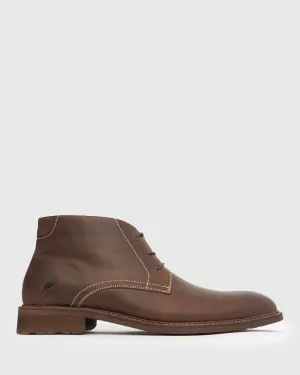 VERTEX Leather Chukka Boots