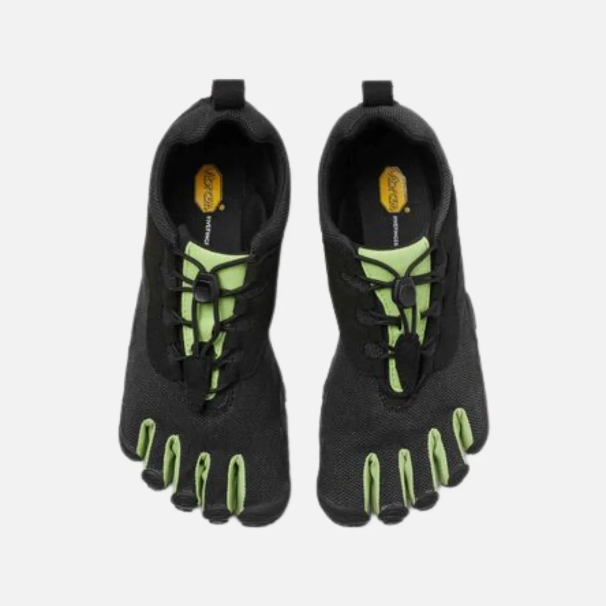 Vibram V-Run Retro Women's Barefoot Running Footwear -Black/Green/Black