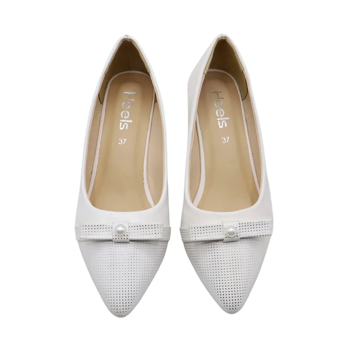 White Formal Court Shoes L00850047