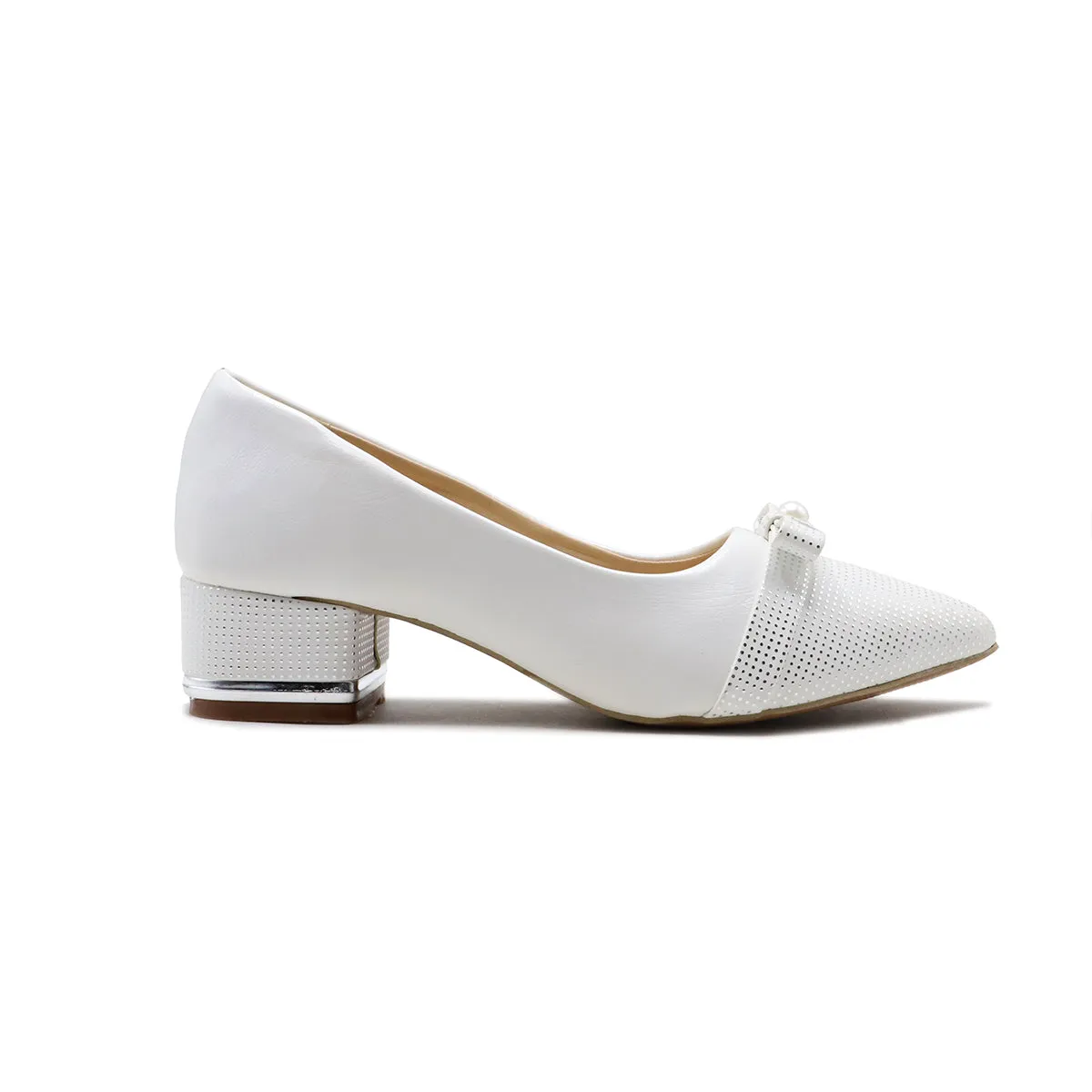 White Formal Court Shoes L00850047