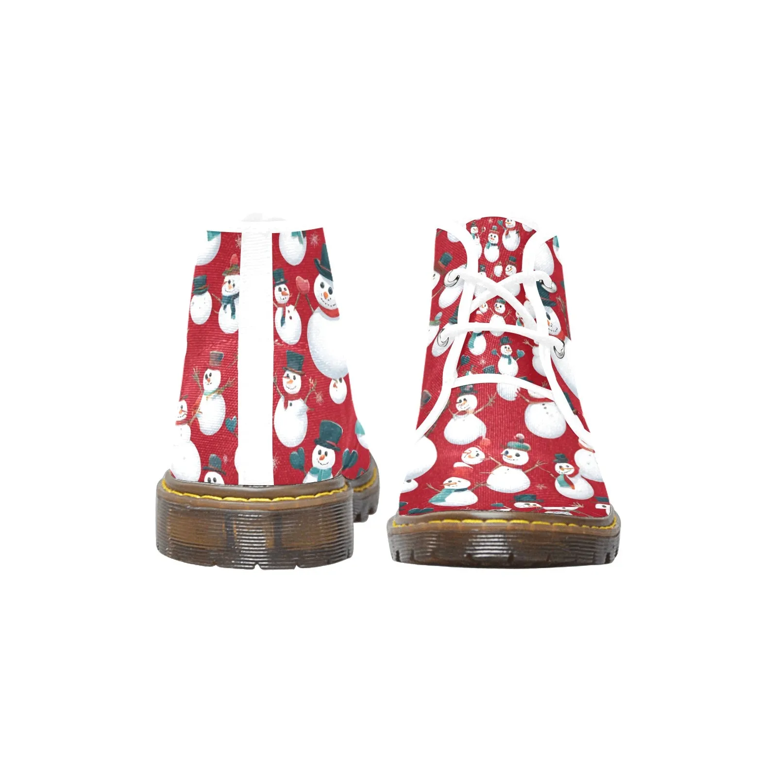 Women's Canvas Snowmen Chukka Boots (Model 2402-1)