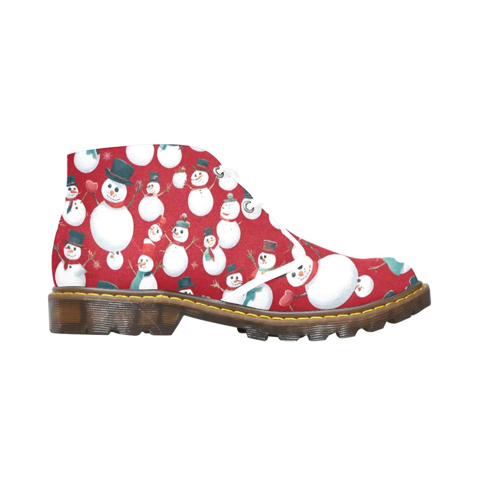 Women's Canvas Snowmen Chukka Boots (Model 2402-1)