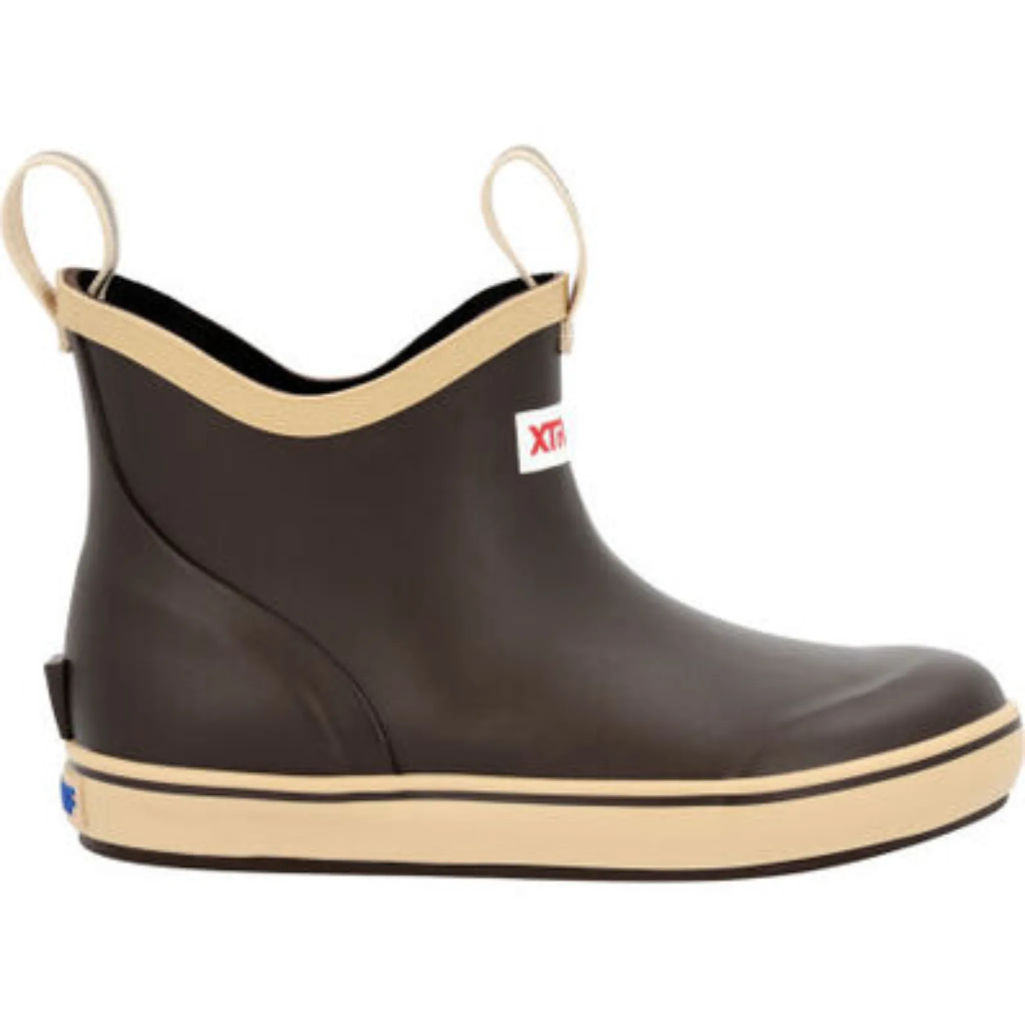 XTRATUF KIDS BROWN ANKLE DECK BOOTS - XKAB900